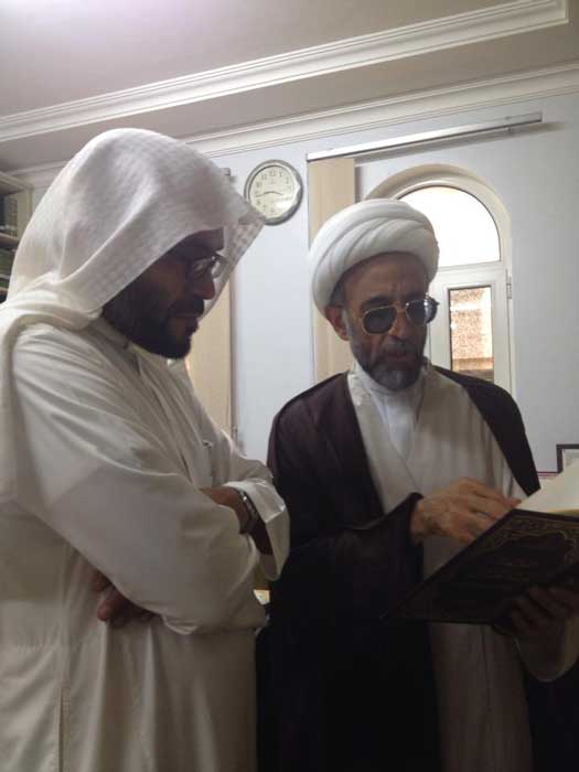 استقبال الدكتور ابراهيم المطرودي